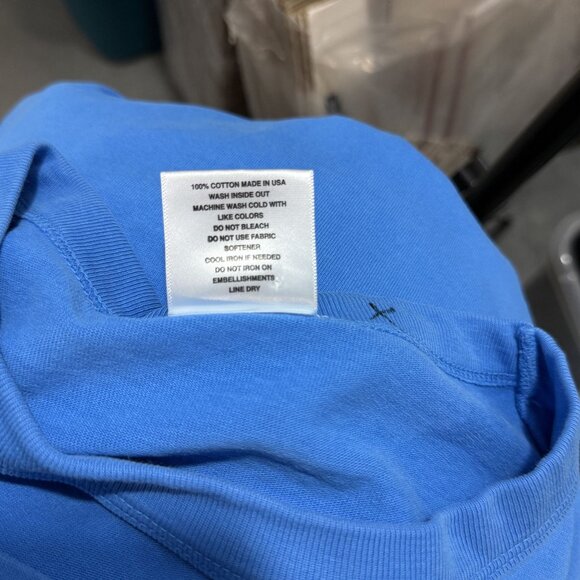 Warren Lotas x Eric Emanuel Shirt Mens Large Miami Pickup Basketball League Blue - Picture 9 of 13